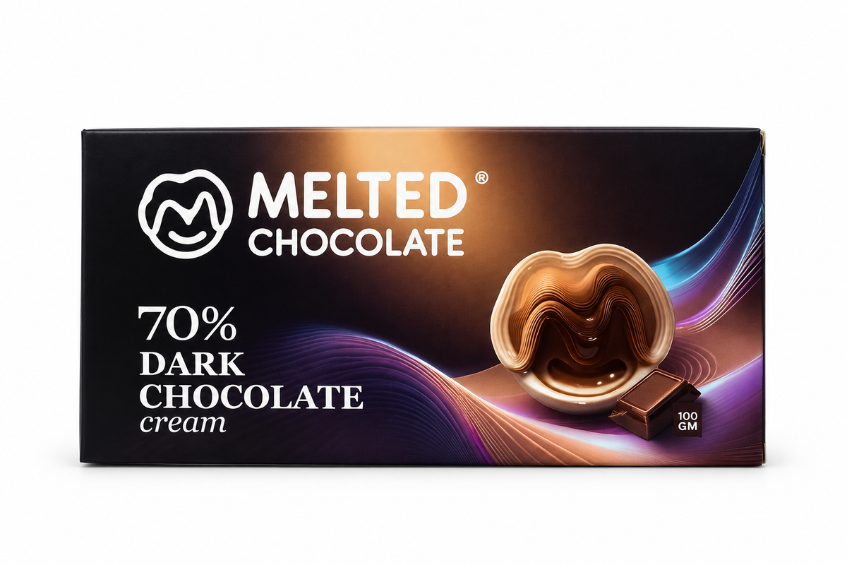 Melted Chocolate 70% Dark Chocolate Cream (100g)