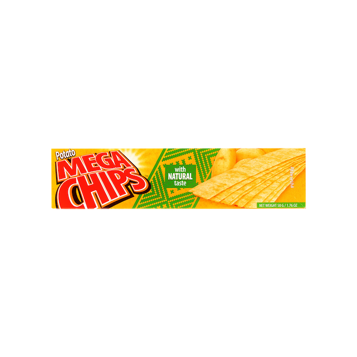Mega Chips Natural Taste Snacks (50g)