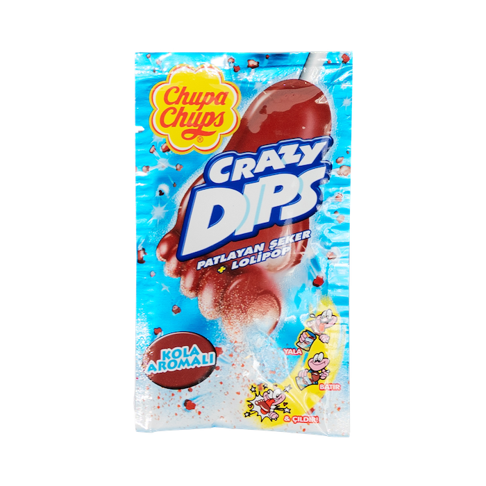 Chupa Chups Crazy Dips Lollipop Cola (14g)
