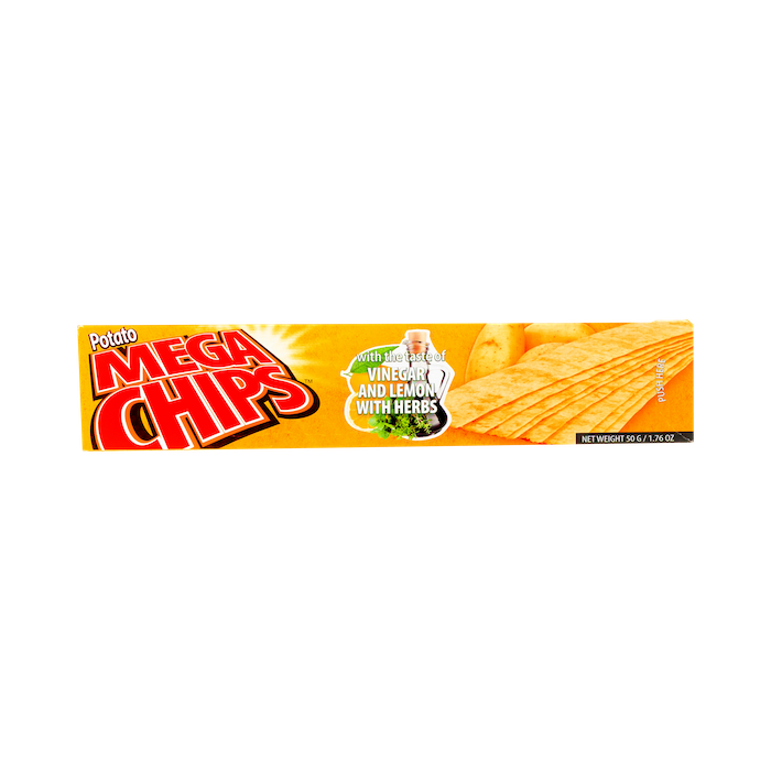 Mega Chips Vinegar & Lemon With Herbs Snacks (50g)
