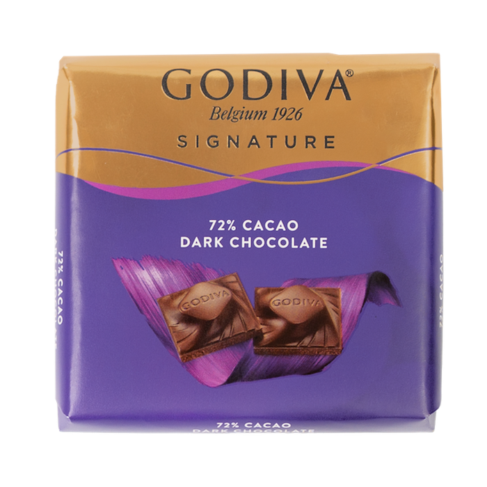 GODIVA Signature 72% Dark Chocolate (60g)