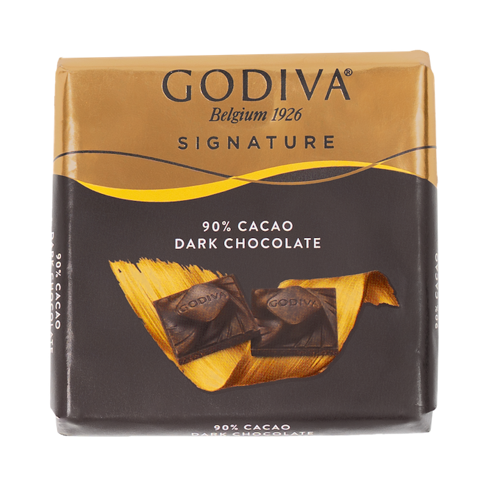 GODIVA Signature 90% Dark Chocolate (52g)