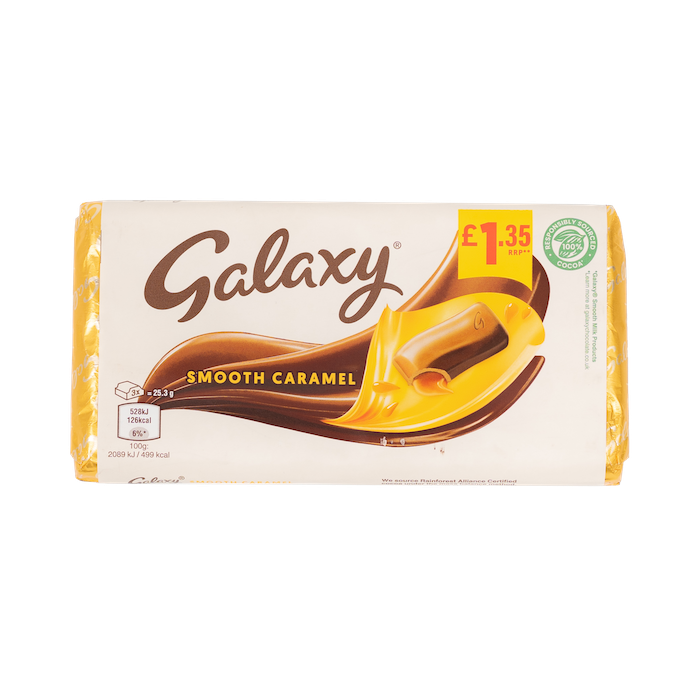 Galaxy Smooth Caramel Chocolate (135g)