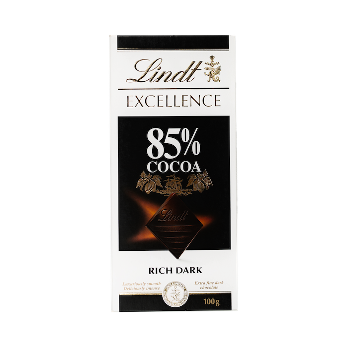 Lindt Excellence 85% Dark Chocolate (100g)