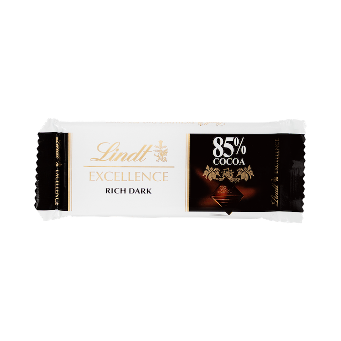 Lindt Excellence 85% Rich Dark Chocolate (35g)