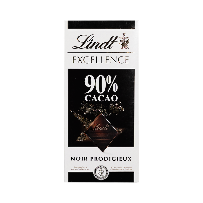 Lindt Excellence 90% Dark Chocolate (100g)