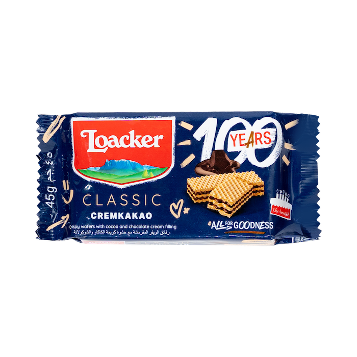 Loacker Classic Cremkako Biscuits 45g)