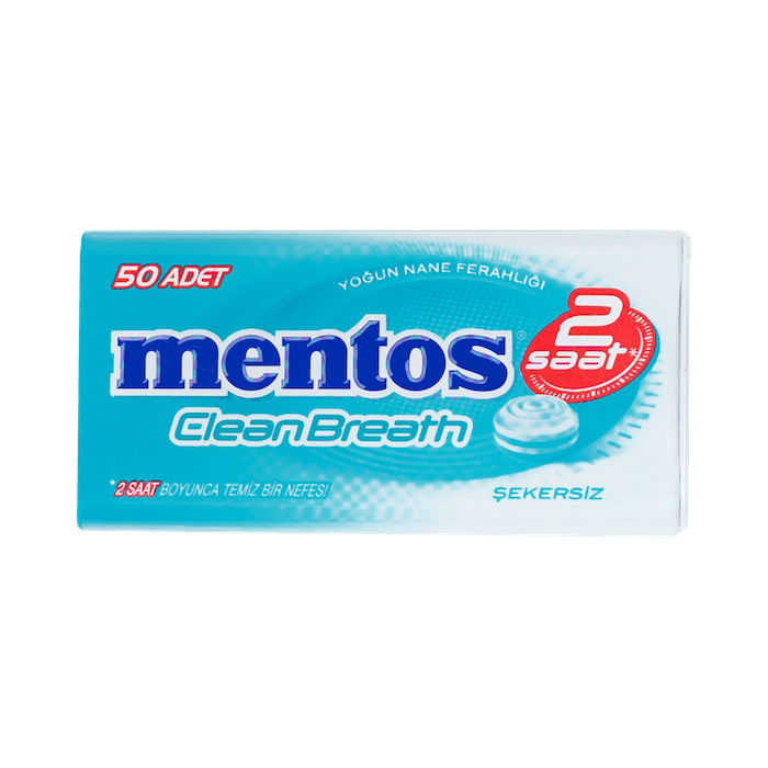 Mentos Clean Breath Intensive Mint (21g)