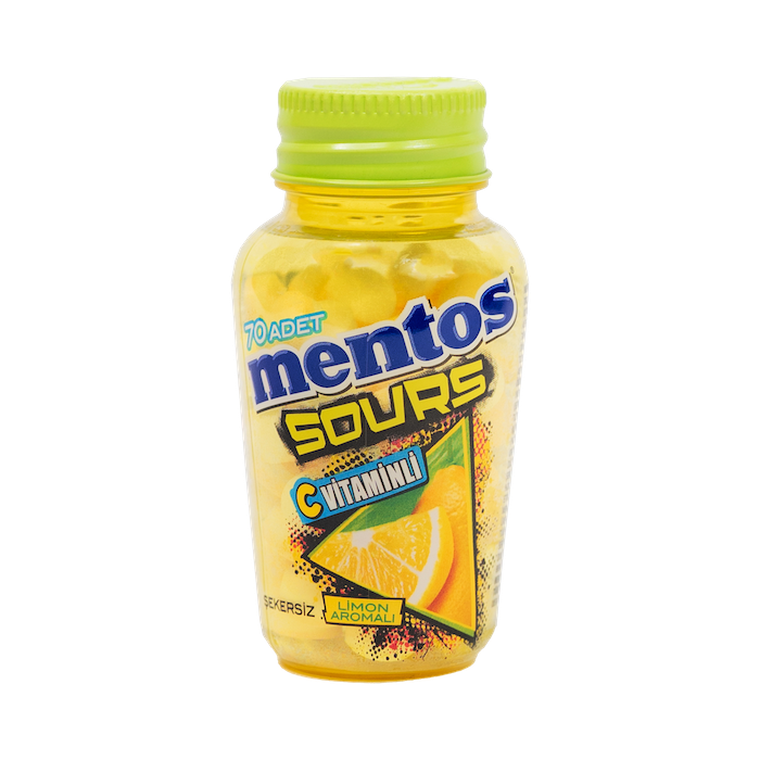 Mentos Sour Lemon Gum (49g)