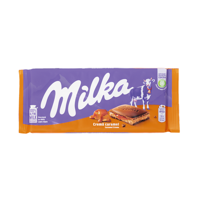 Milka Caramel Chocolate (100g)