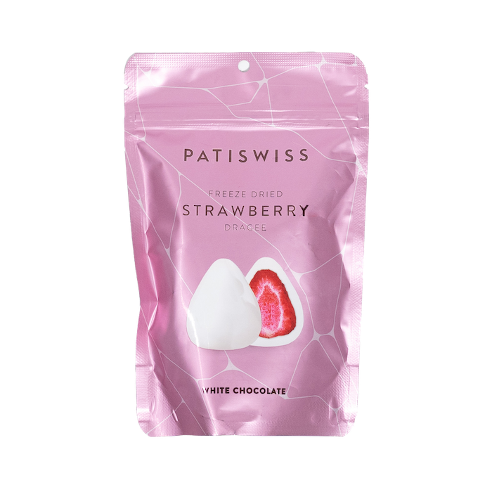 Patiswiss Freeze Dried Strawberry White Chocolate (80g)