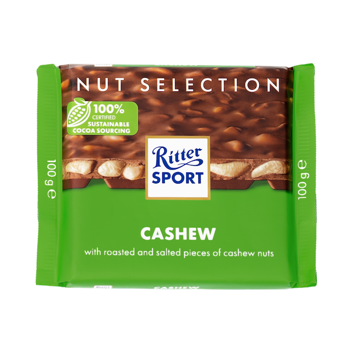 Ritter Sport Cashew Chocolate (100g)