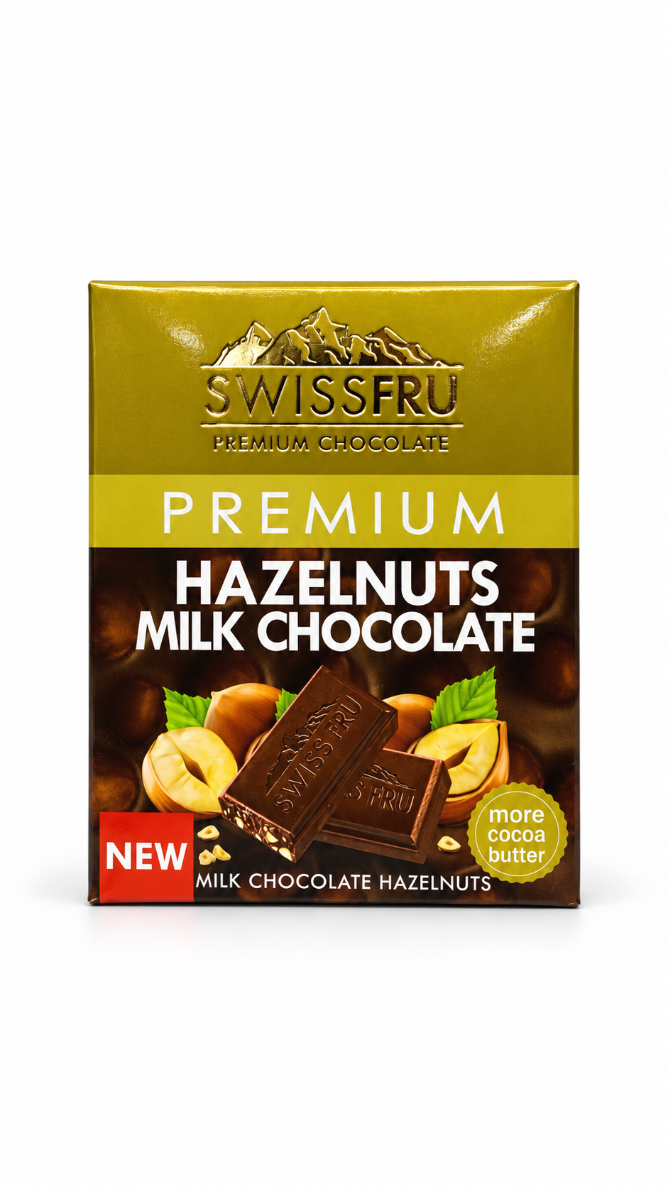 SWISS FRU Hazelnuts Milk Chocolate (40g)