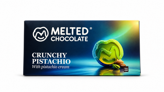 Melted Chocolate Crunchy Pistachio With Pistachio Cream (100g)