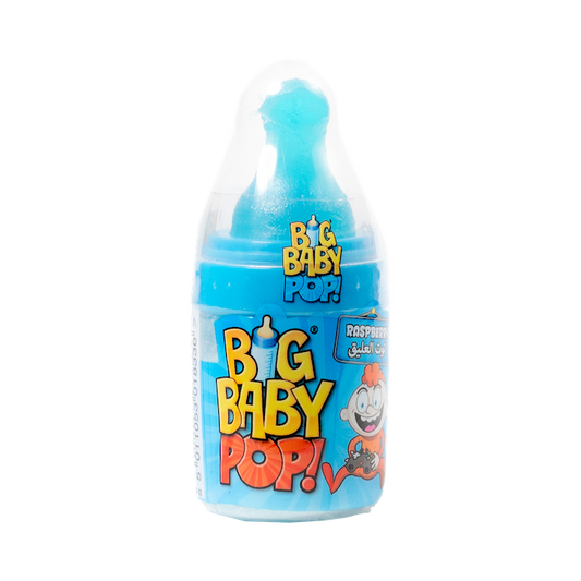 Bazoka Big Baby Pop Lollipop Raspberry (32g)