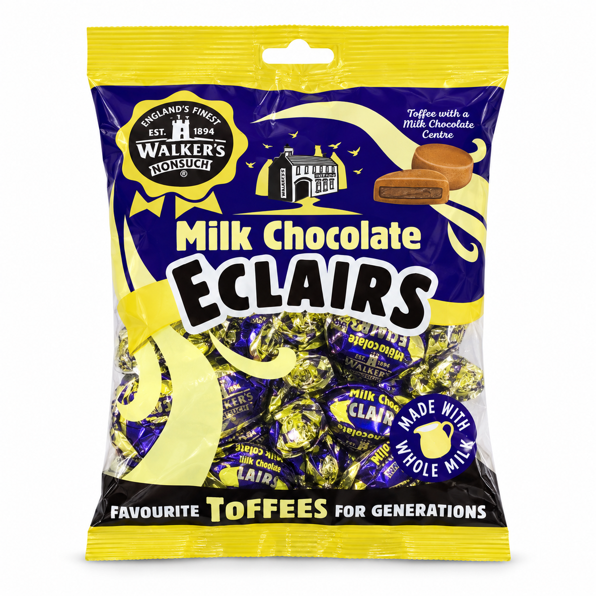 Walker’s Milk Chocolate Eclairs (150g)