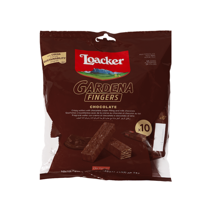 Loacker Gardena Fingers Chocolate Biscuits (125g)