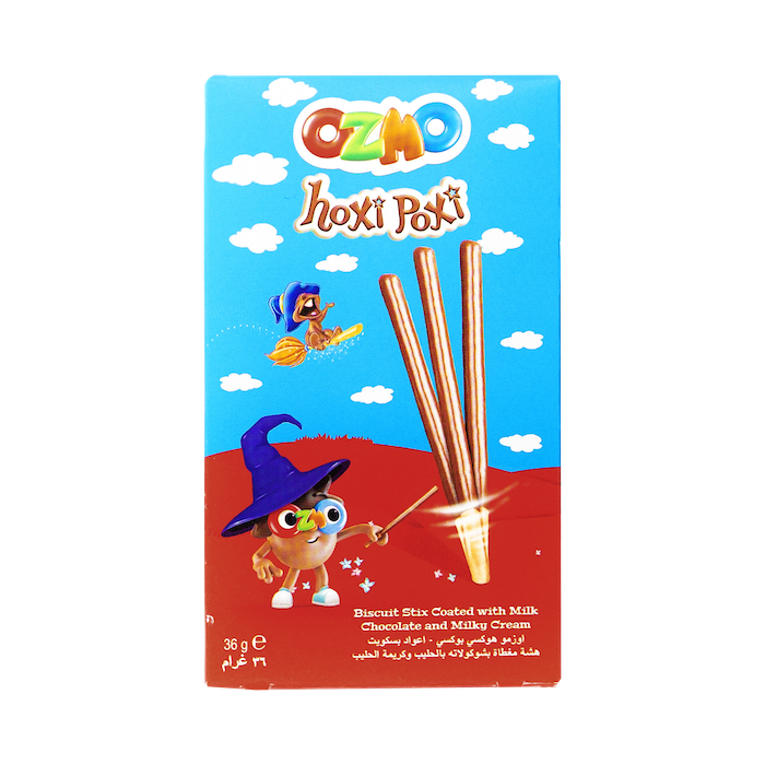 Ozmo Hoxi Poxi Biscuits Stix With Chocolate (36g)