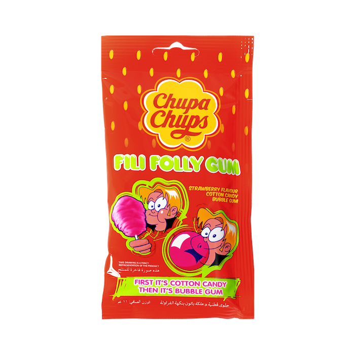 chupa Chups Strawberry Cotton Candy (11g)