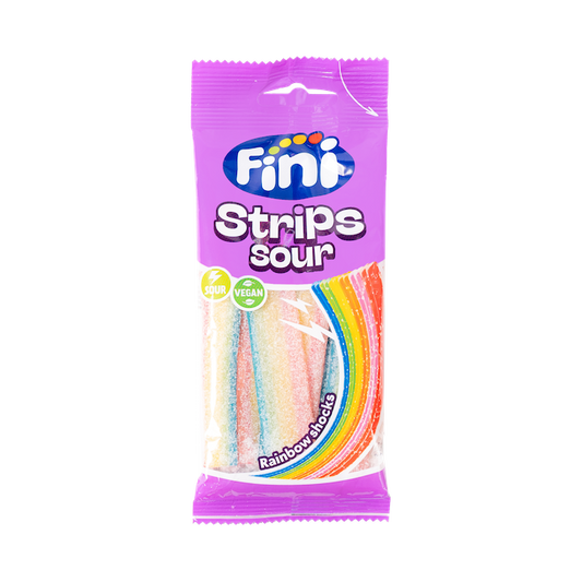 Fini Strips Sour Rainbow Candy (90g)