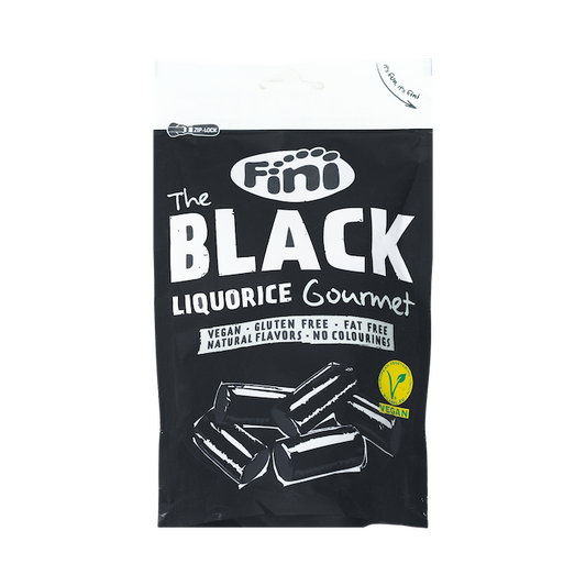 Fini The Black Liquorice Gourmet Candy (180g)