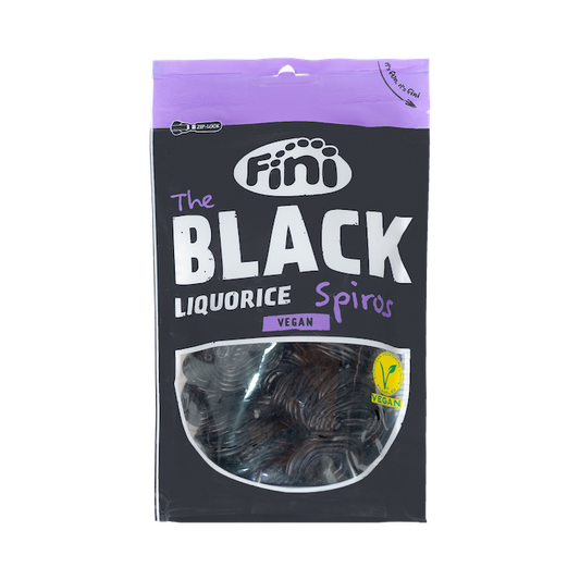 Fini The Black Liquorice Spiros Vegan Candy (180g)