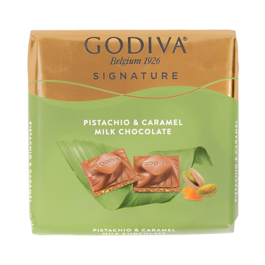 GODIVA Signature Pistachio & Caramel Chocolate  (60g)