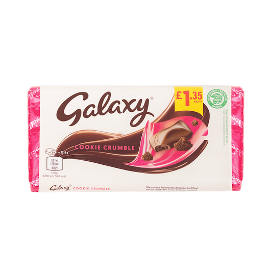 Galaxy Cookie Crumble Chocolate (135g)