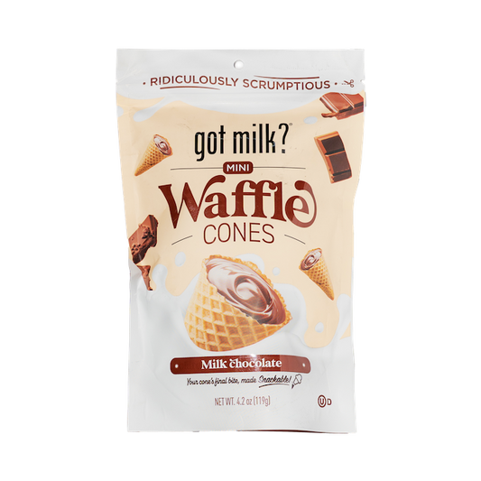 Got Milk Mini Waffle Cones Chocolate (119g)
