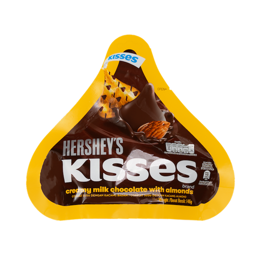 Hershey's Kisses Milk Chocolate With Almonds (146g)