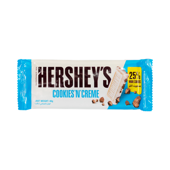 Hershey's White Chocolate With Cookies (40g)