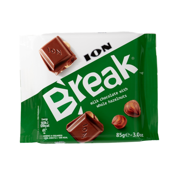 Ion Break Whole Hazelnuts Chocolate (85g)