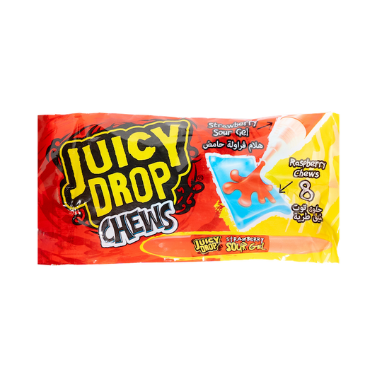 Juicy Drop Chews Sour Strawberry Candy (67g)