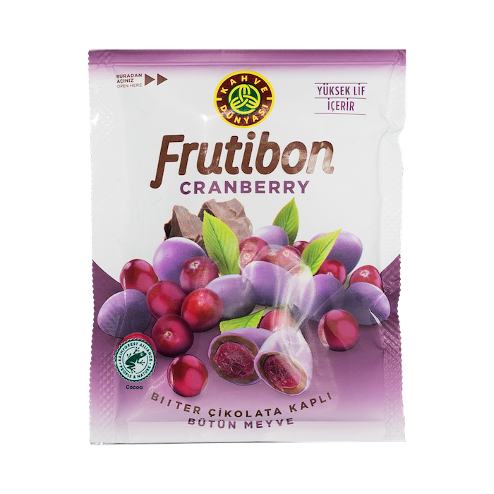 Kahve Dunyasi Frutibon Cranberry Chocolate (50g)