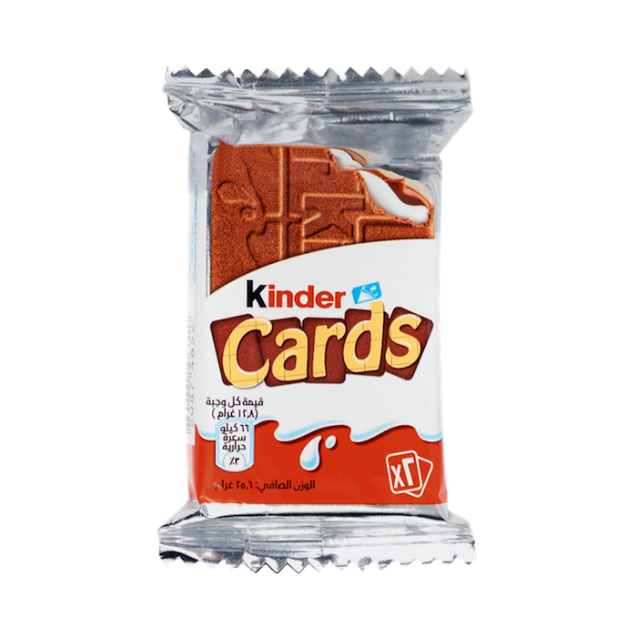 Kinder Cards Biscuits with Chocolate (26g)