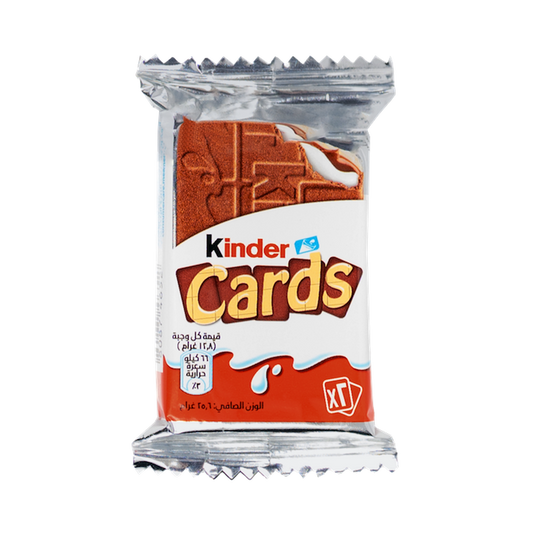 Kinder Cards Biscuits with Chocolate (26g)