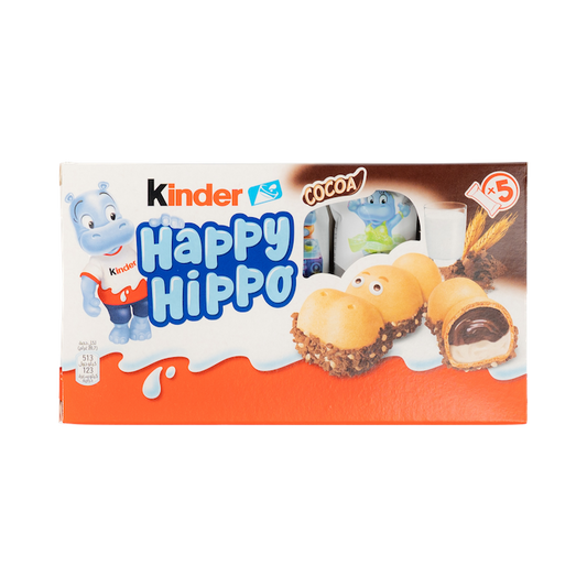 Kinder Happy Hippo Chocolate Biscuits 5 Pack