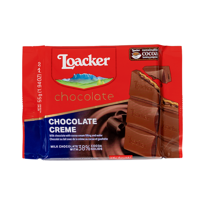 Loacker Chocolate Creme Chocolate  (55g)
