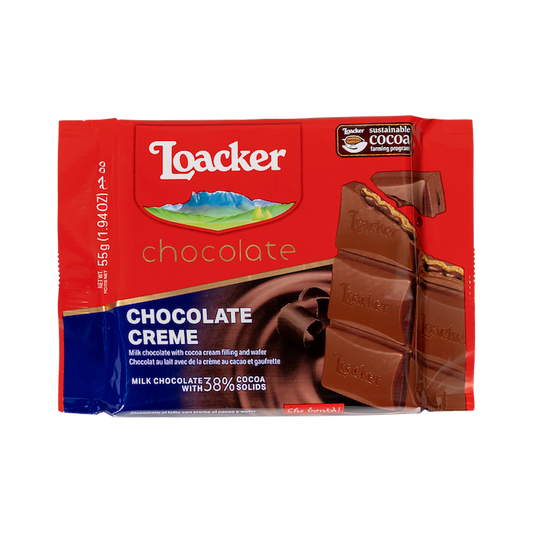 Loacker Chocolate Creme Chocolate  (55g)