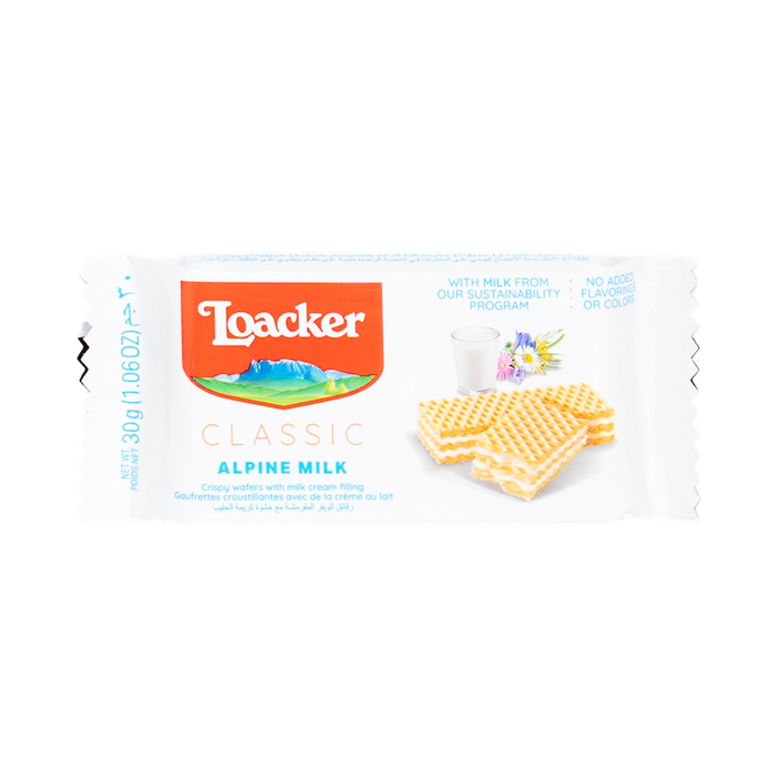 Loacker Classic Alpine Milk Biscuits (30g)
