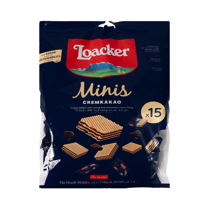 Loacker Minis Cremkakao Biscuits (150g)