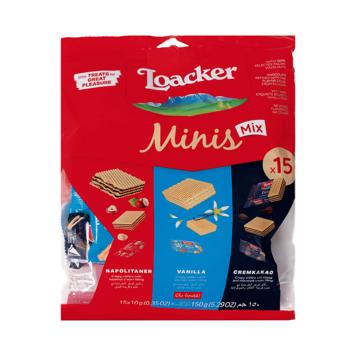 Loacker Minis Mix Biscuits (150g)