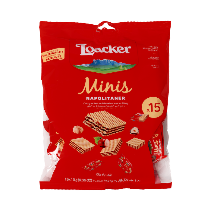 Loacker Minis Napolitaner Biscuits (150g)