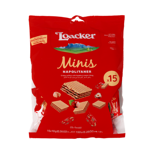 Loacker Minis Napolitaner Biscuits (150g)