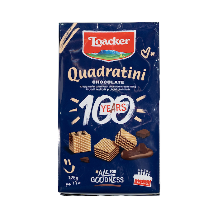 Loacker Quadratini Chocolate wafer (125g)