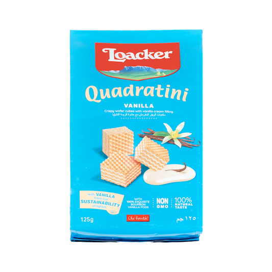 Loacker Quadratini Vanilla Biscuits (125g)