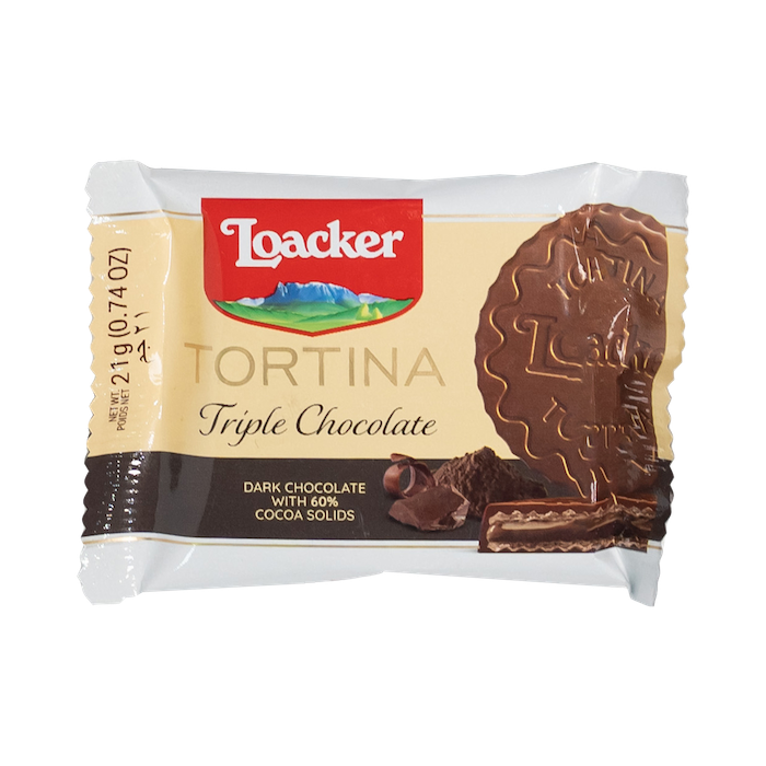 Loacker Tortina Dark Chocolate Biscuits (21g)