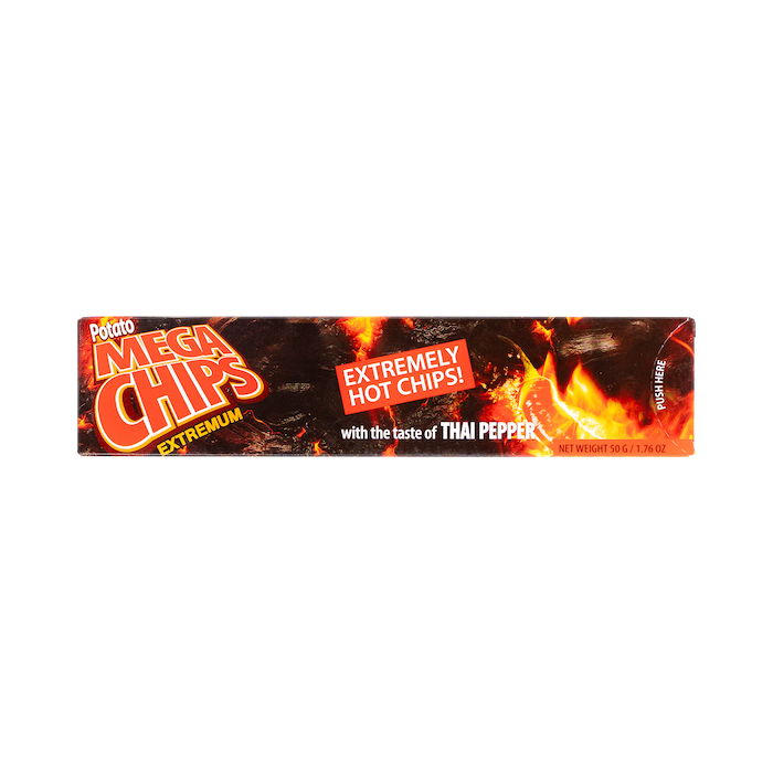 Mega Chips Extremely Hot Thai Pepper Snacks (50g)