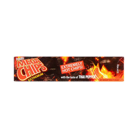 Mega Chips Extremely Hot Thai Pepper Snacks (50g)