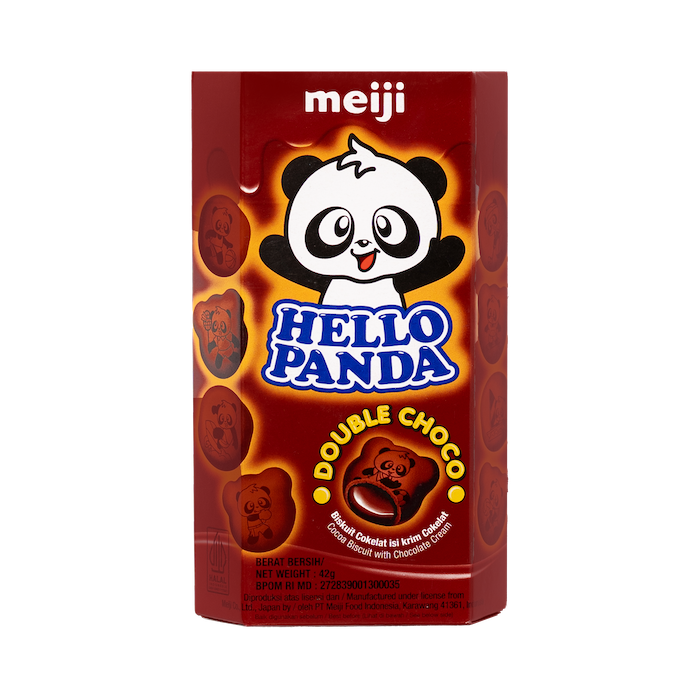 Meiji Hello Panda Double Chocolate Biscuits (42g)